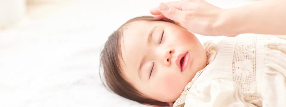 Peaceful sleeping toddler