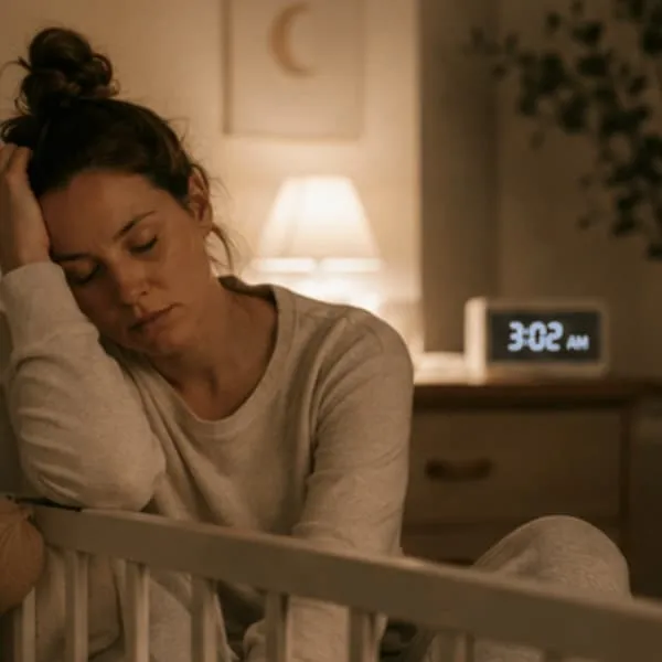 Exhausted parent at 3 AM